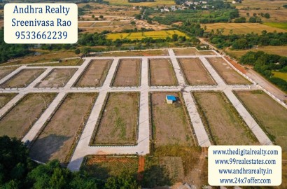 Plots for sale in Sai Township, Tummalapalem, Guntur