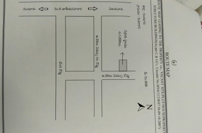 Plot for sale in Pedakakani Kalpataruvu beside Sankara Eye Hospital