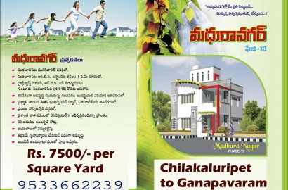 Plots in Chilakaluripet,  Madhura Nagar, Guntur