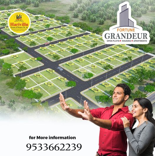 Premium Plots For Sale In Gannavaram Bypass- Harivillu's  Fortune Grandeur