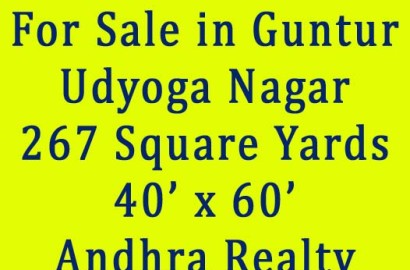 Plot for sale in Guntur, Udyoga Nagar