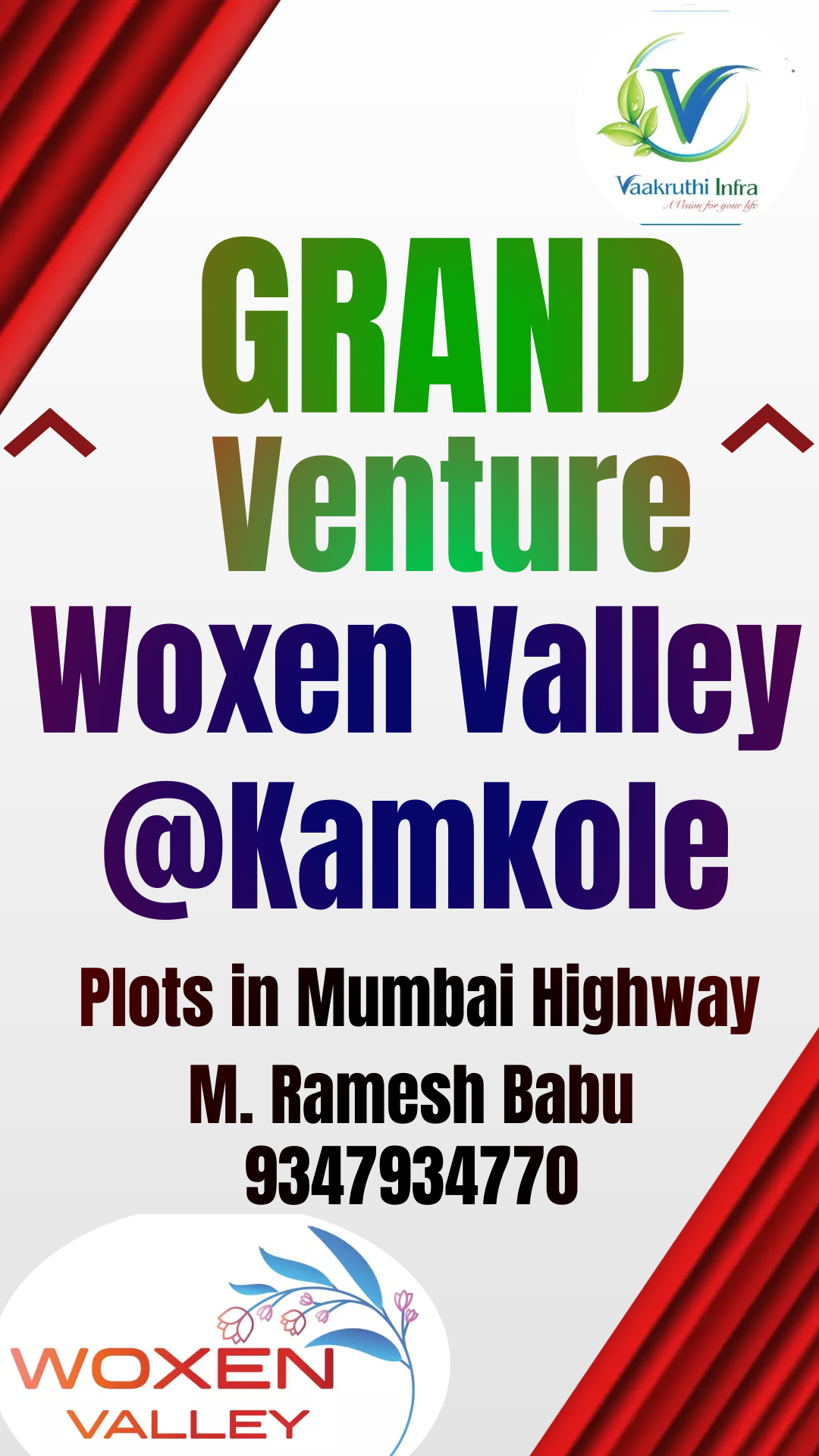 Cheap Plots In Mumbai Highway Hyderabad-Woxen Valley