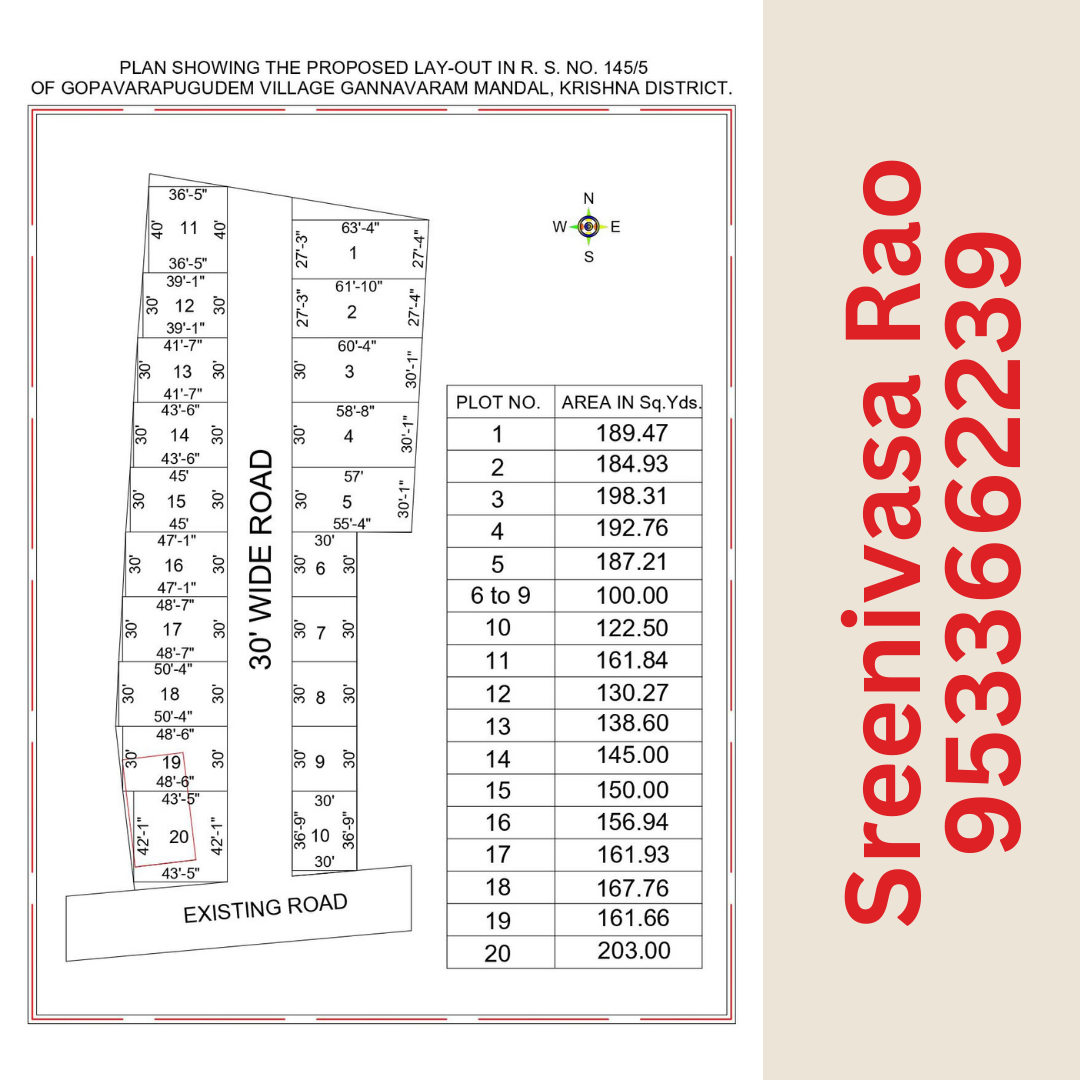 Open Plots for sale in Vijayawada, Eluru Road - Nandanavavanam