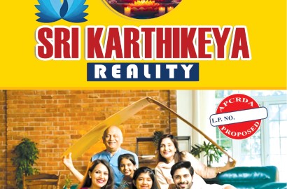 Plot for sale in Kaza, Sri Karthikeya reality, Paradise-2, Guntur.
