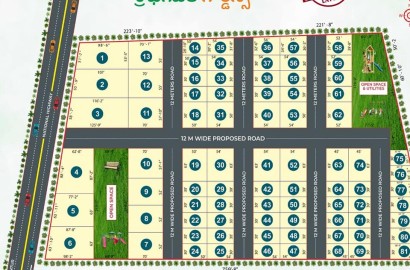 CRDA Approved Plots in Guntur, Yanamadala-Sri Bhagavathi Gardens