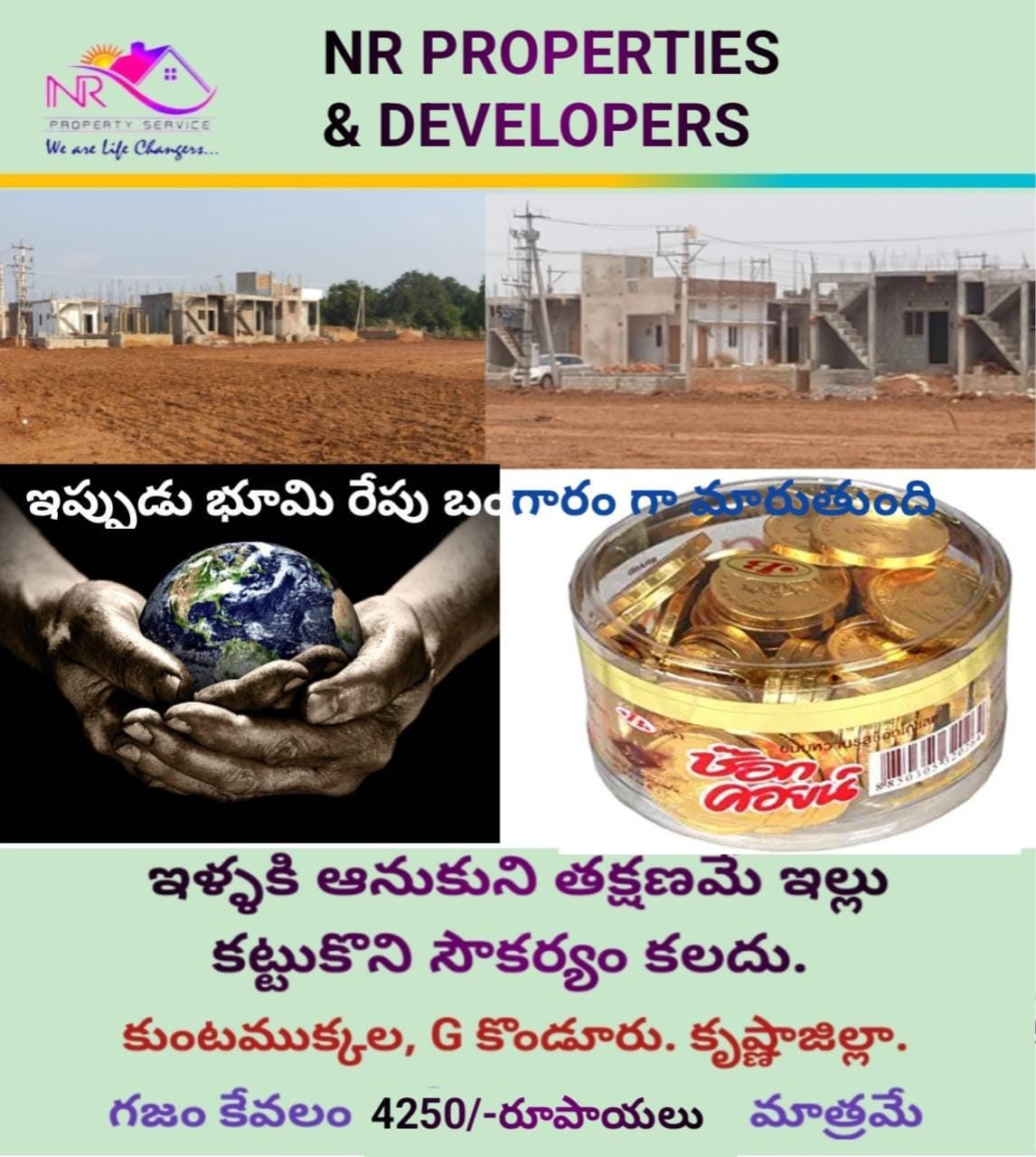 Open Plots for Sale in Kuntamukkala, Vijayawada-NR PROPERTIES & DEVELOPERS.