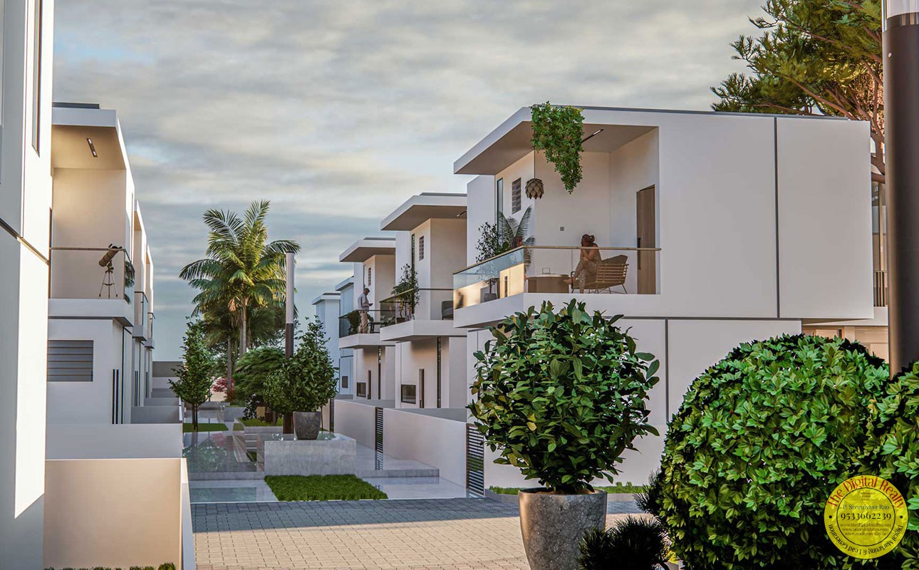 Villas in Tadepalli, Courtila-The courtyard Villas in Amaravathi