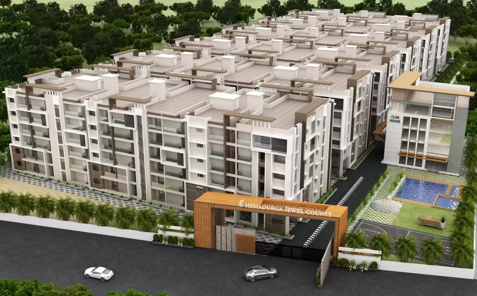 Flats in Vijayawada Sri Hemadurga Jewel County Kesarapalli, Vijayawada