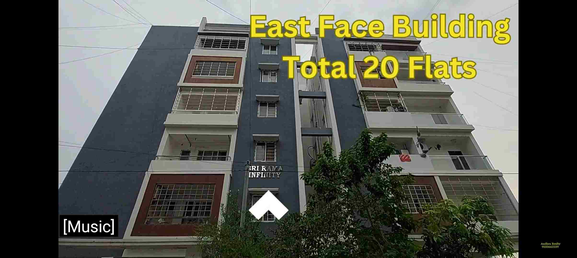 3BHK flat in guntur, Inner ring road