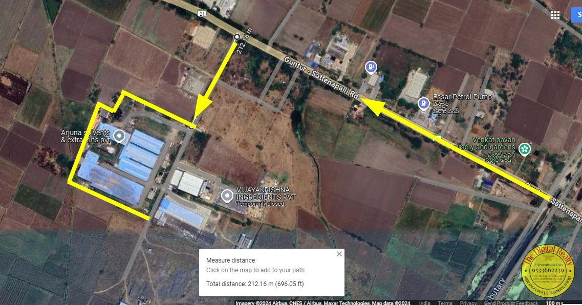 Industrial Land for sale in Guntur, Perecherla