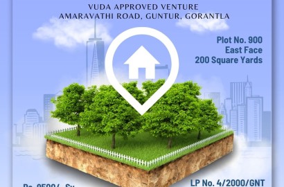 VUDA Approved Plot for sale in Guntur Gorantla, Mayuri 2 Venture