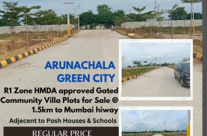 Plots in Hyderabad Mumbai Highway-Arunachala Green City