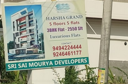 3BHK Flats in Guntur, Palakaluru Road-Harsha Grand