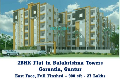 2BHK FLAT FOR SALE IN BALAKRISHNA TOWERS IN GUNTUR, GORANTLA