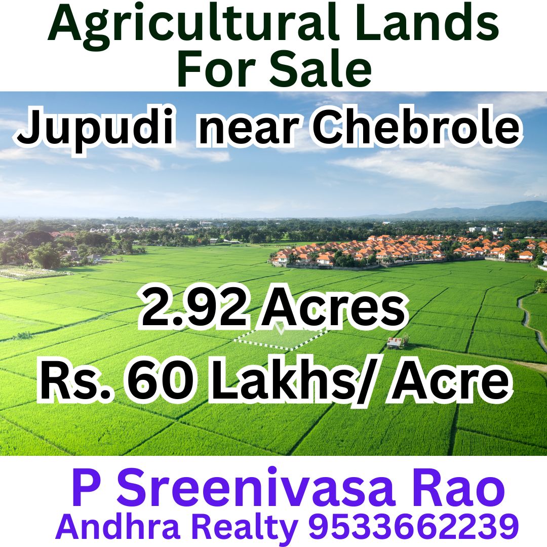 Agricultural Lands for sale near Chobrole, Jupudi