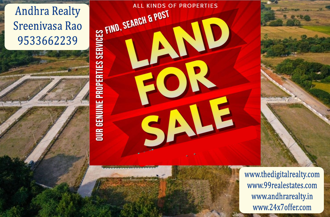 Agriculture land below 10 lakhs for sale in Guntur-Andhra Realty 9533662239