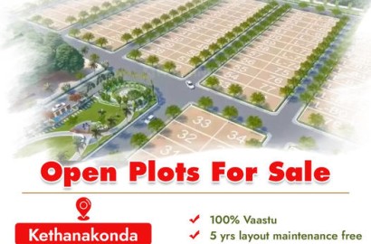 Srikara - Open Plots for sale in kethanakonda