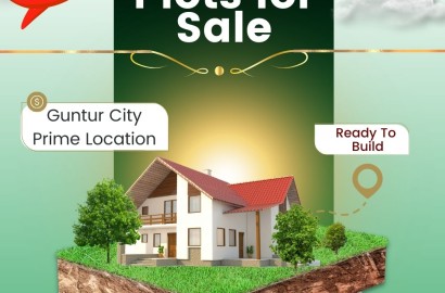 Plot for sale in Guntur, Brundavan Gardens