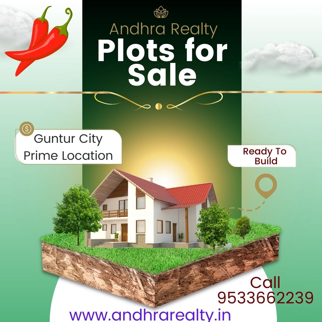 Plot for sale in Guntur, Brundavan Gardens