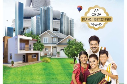 CRDA Approved Plots in Ponnekallu, Tadikonda-Adhithya Gardens