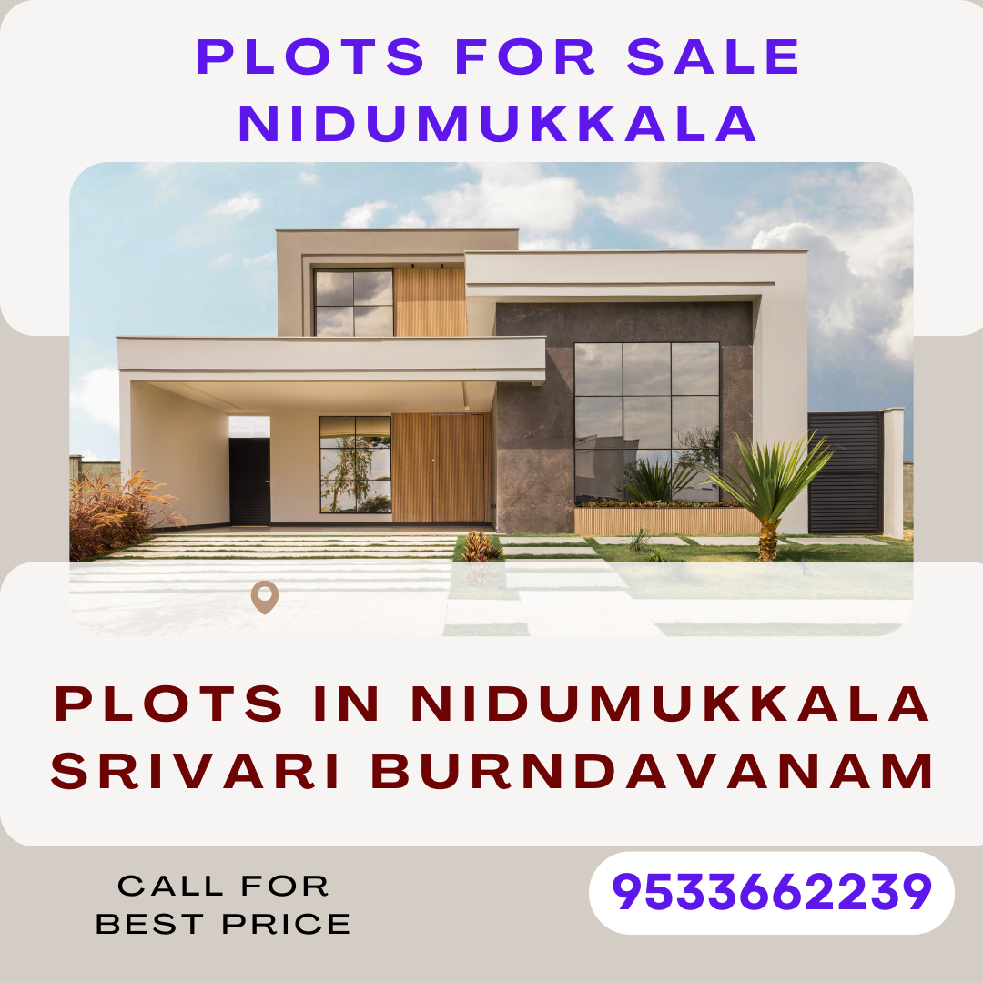 Plots in Nidumukkala Sri vAri Brundavanam