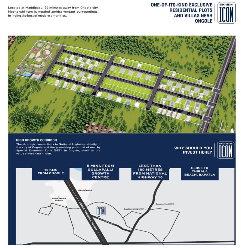 Plots in Ongole, Medarametla