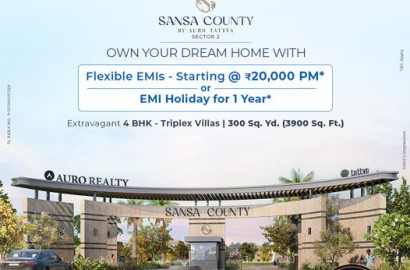 Sansa County - Auro Realty - Triplex Villas in Patancheru