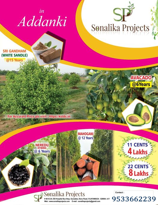 Farm land in Guntur Sonalika Projects-Andhra Realty 9533662239