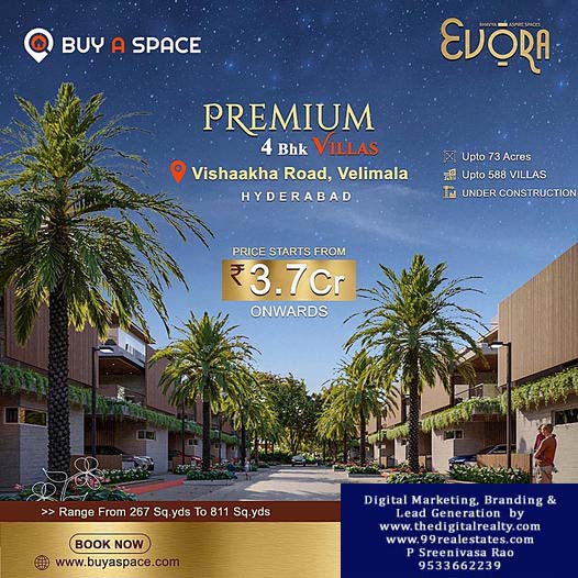 Bhavyas Aspire Spaces EVORA Villas, Velimala